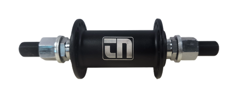 BICYCLE PARTS - HUB, TUF - NECK, FRONT HUB, 14MM, SEALED, 36H, BLACK