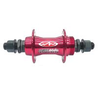 BICYCLE PARTS - HUB REAR, ALLOY AXEL M14 X 11 RED - 36H