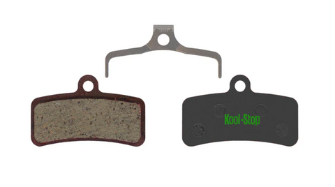 BICYCLE PARTS - BRAKE DISC PADS - KOOL STOP SHIMANO SAINT ( ALSO FITS TRP AND TEKTRO 4PISTON ) E BIKE COMPOUND KSD640E