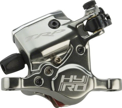 BICYCLE PARTS - TRP HY - RD CABLE ACTUATED HYRDRO DISC CALIPER, HIGH POLISH GUN METAL GRAY