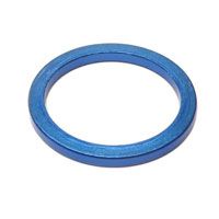 BICYCLE PARTS - SPACER ALLOY, 1 1/8 BLUE T3