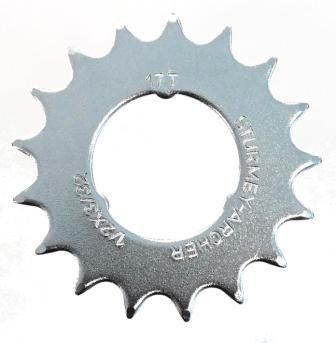 BICYCLE PARTS - COG 3 - SPLINE. 17T, STURMEY ARCHER, CP, FLAT TYPE , COASTER SPROCKET (I.D - 35MM)