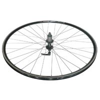 Alex Rims ALEX DA 29er/700c Rear Wheel 8/10 Speed Alloy Cassette Hub Black Silver Spokes Mach 1 Spokes For Cycling Enthusiasts