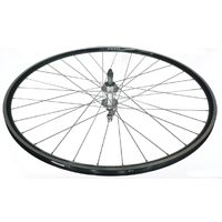 Mach1 WHEEL - 29ER/700C DA - 22 D/w RIM W/ME, ALLOY MULTISPEED SCREW ON Q/r HUB, MACH 1 SPOKES, REAR. SILVER WITH BLACK RIM
