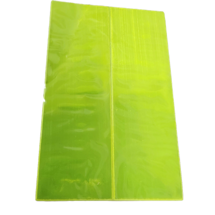 BICYCLE PARTS - REFLECTIVE STICKER, YELLOW