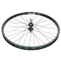 Alex Rims Alex DM 26x2.125 Rear Bike Wheel With 31.4mm Wide Eyeleted Rim, Black Alloy Nutted Hub, Mach 1 Silver Spokes For Cycling Enthusiasts