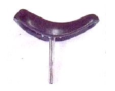 BICYCLE PARTS - SADDLE UNICYCLE W/ SEATPOST 300M (22.0)