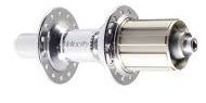 BICYCLE PARTS - HUB, VELOCITY, ROAD SPORT 10SP SHIMANO 130MM SILVER - 32H (SKEWER NOT INCLUDED) (LOOSE BEARING)