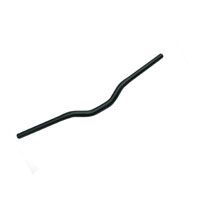BICYCLE PARTS - HANDLEBAR 25.4MM, 62CM WIDE, 40MM RISE, ALLOY BLACK