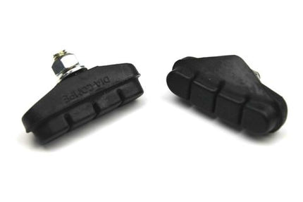 BICYCLE PARTS - BRAKE PADS - FOR CALIPER BRAKE, 50MM, NUTTED ANCHOR BOLT - DIA - COMPE - (SOLD IN PAIRS WITH WORKSHOP PACKAGING AND NO BARCODE)