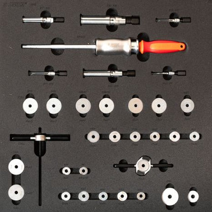 BICYCLE PARTS - TRAY BEARING SERVICE TOOL TRAY 628676 UNIOR WORKSHOP TOOLS (30+ TOOLS INC.)