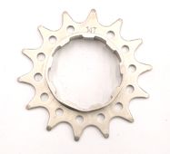 BICYCLE PARTS - COG - FOR CASSETTE HUB, FLANGE CR - MO, 14T, 3/32, SILVER