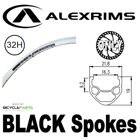 Alex Rims 700c Alexrims DC19 Silver Road Bike Wheelset - Novatec Hubs, Mach 1 Spokes - Disc Brake Compatible