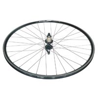 Alex Rims 29er/700c Rear Wheel With Novatec Hub And Mach1 Spokes - Black With Silver Spokes