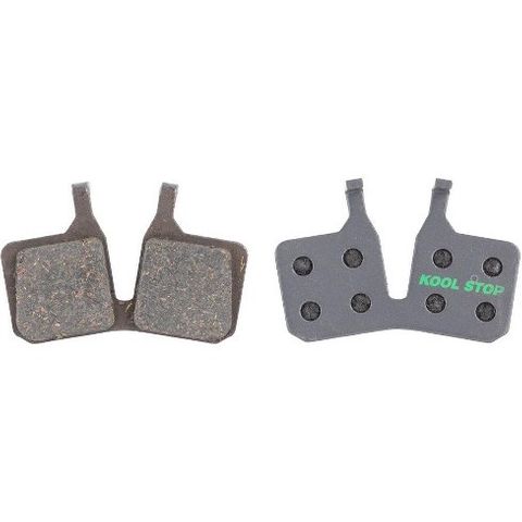 Kool-Stop Kool Stop Magura 4 Piston Disc Brake Pads For MT5 MT7 E-bike High Performance Stopping Power Compatible Organic Composite Gray Green