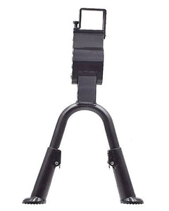 DURABLE Black Double Leg Kickstand For Weehoo Trailer/tag-along Bikes, Adjustable Bicycle Parking Stand For Stable Support