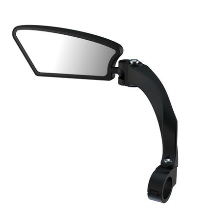 BICYCLE PARTS - MIRROR - E - MIRROR, LEFT, FULLY ADJUSTABLE FIT, DESIGNED TO FIT INSIDE OF CONTROLS AND GRIP, CAN BE USED ON NON EBIKES - OXFORD PRODUCT
