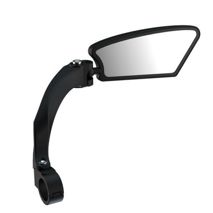 Oxford Right Adjustable Bike Mirror For E-bikes And Non-e-bikes, Fits Inside Controls And Grip, Black Aluminum