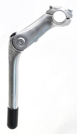 BICYCLE PARTS - HEADSTEM, QUILL, ADJ, 22.2MM ALLOY, EXT 110, SILVER AND 25.4BB