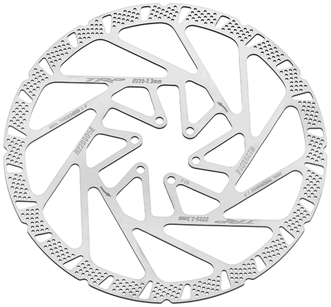 BICYCLE PARTS - TRP 203MM RACE ROTOR - 2.3MM THICK, 6 BOLT, (WITH RUST - BLOCKER TREATMENT) - HIGH HEAT DISPERSION AND TOLERANCE