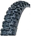BICYCLE PARTS - TYRE 24 X 2.0 BLACK MTB (50 - 507)