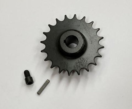 BICYCLE PARTS - SPROCKET REAR AXLE FOR 17MM, 20T SPROCKET WITH COMPONENTS. FOR INDUSTRIAL TRIKE ONLY