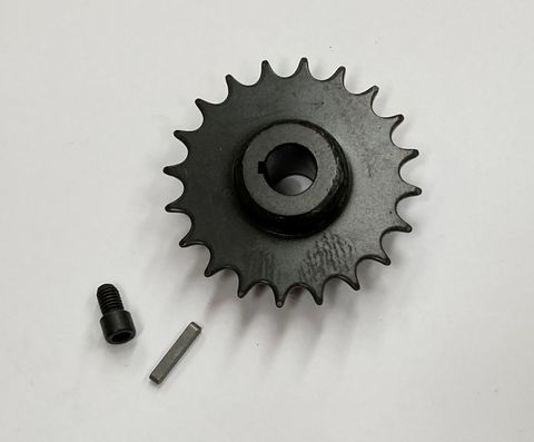 BICYCLE PARTS - SPROCKET REAR AXLE FOR 17MM, 20T SPROCKET WITH COMPONENTS. FOR INDUSTRIAL TRIKE ONLY