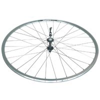 Alex Rims 700c Bicycle Front Wheel Silver Alloy Rim Black Novatec Hub Mach1 Spokes For Cycling Enthusiasts