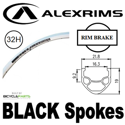 Alex Rims 700C Road Bike Wheelset Silver Black Alexrims DC19 Hubs Mach 1 Spokes For 8-10 Speed Bicycle
