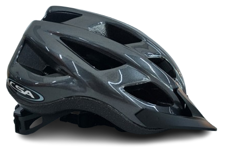 CHASER Helmet Gloss Grey Small/medium 54-58cm Protective Gear Cycling Safety Standards Approved For Adults
