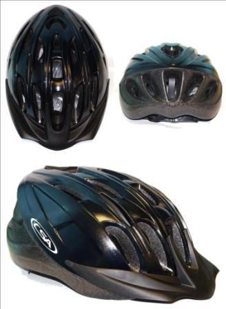 CHASER Helmet Gloss Black Adult Cycling Protective Gear For Road Bike & MTB, Australia Standards Approved, Small/medium (54-58cm)
