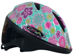 Kids Cycling Safety Helmet 44-50cm Australian Standards Approved Flowery Design For Children Cycling And Outdoor Activities