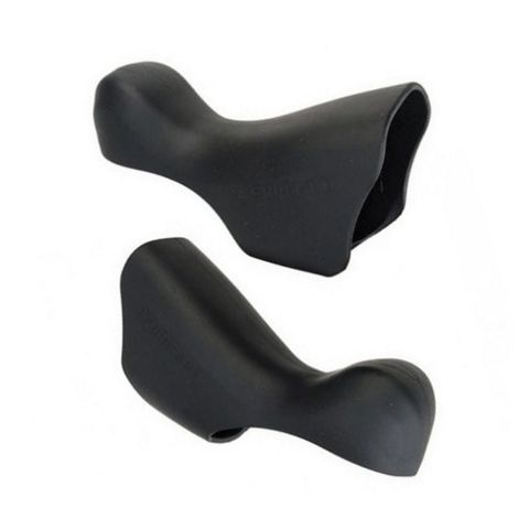 BICYCLE PARTS - HOODS FOR SHIMANO ULTEGRA (6700), (SOLD IN PAIRS) SILICONE BLACK
