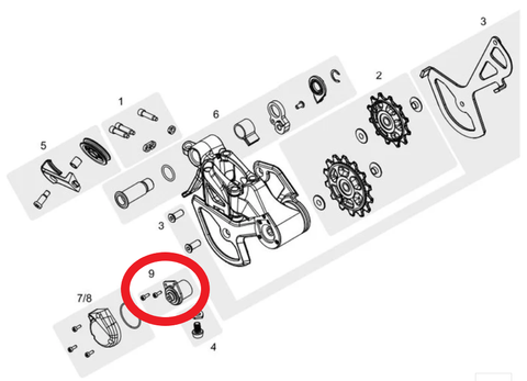 BICYCLE PARTS - TRP CLUTCH REPLACEMENT KIT FOR RD - M9050/9070