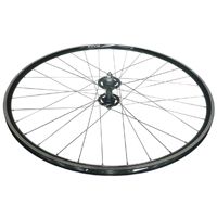 Alex Rims ALEX DA 29er/700C 22 D/w Rim Front Wheel With Novatec Hub And Mach 1 Spokes - Black With Silver Spokes For Cycling Enthusiasts