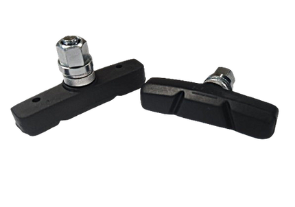 BICYCLE PARTS - BRAKE SHOES, 60MM, BLACK FOR U - BRAKE AND ALLOY RIMS, QUALITY TEKTRO PRODUCT 985.13