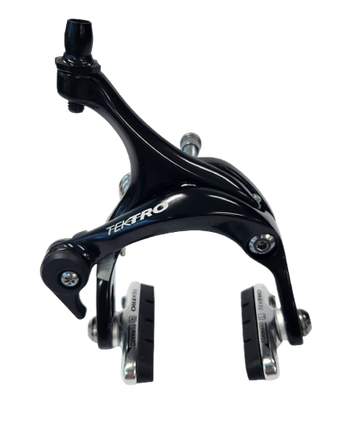 BICYCLE PARTS - BRAKE - CALIPER ROAD BRAKE, 39 - 51MM REACH, DUAL PIVOT, ALLOY, (FRONT ONLY), Q/R, RECESSED, BLACK, QUALITY TEKTRO PRODUCT