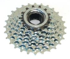 BICYCLE PARTS - SCREW ON CLUSTER - 7 SPEED, 13 - 28T, SUNRACE