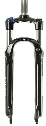 BICYCLE PARTS - SUSPENSION FORK 24, THREADLESS, XCT - JR HLO. COIL SPRING. PRELOAD ADJ, 1 1/8. 9MM DROP OUTS.DISC ONLY. 80MM TRAVEL