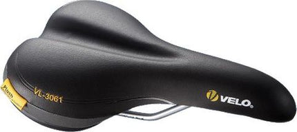 BICYCLE PARTS - SADDLE VELO PLUSH, 269MM X 163MM, DOUBLE DENSITY COMFORT, WEIGHT: 405G