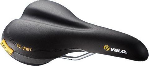 BICYCLE PARTS - SADDLE VELO PLUSH, 269MM X 163MM, DOUBLE DENSITY COMFORT, WEIGHT: 405G
