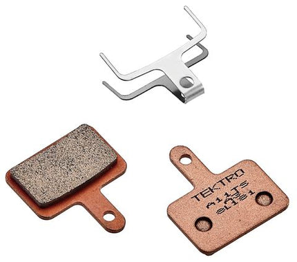 Tektro Sintered Disc Brake Pads For 2 Piston Caliper - TI Color - Cycling Components For Enhanced Braking Performance