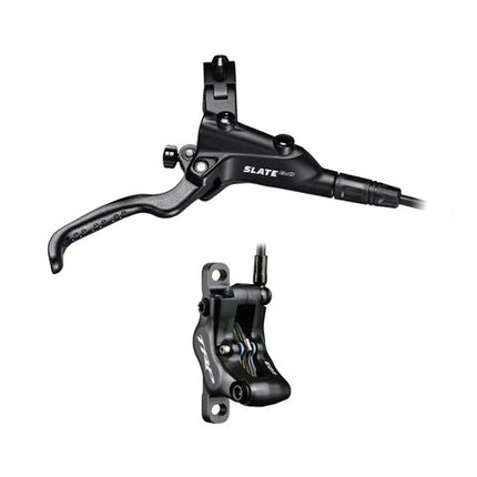 BICYCLE PARTS - TRP HYDRAULIC 4 - PISTON DISC BRAKE, BLACK, SLATE EVO, 5MM HOSE, L: 1900MM. * LEFT SIDE FOR REAR. (USES 2.3MM ROTOR ONLY - ROTOR NOT INCLUDED)