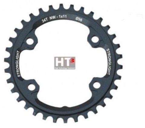 Stronglight 7075 CNC Narrow Wide Chainring 32T 96mm BCD 4 Hole Grey For 11 Speed MTB Cycling