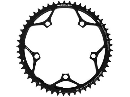 Stronglight Road Chainring 53T 135mm BCD 5 Hole 11 Speed 7075 CNC Aluminum Black Bicycle Cycling Crankset For Road Bikes