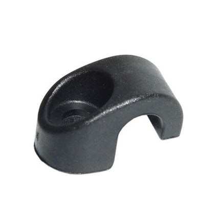 BICYCLE PARTS - BRAKE HOSE GUIDE/CLIP, MOD.FEE797, PLASTIC, BLACK (BOLT TO FIT IS FSB153)