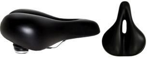 BICYCLE PARTS - SADDLE, VELO VOAM CLOUD O, W/MEMORY FOAM AND ELASTOMER, 746G, 274 X 211MM, VERY RELAXED RIDING