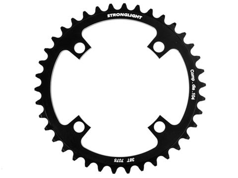 BICYCLE PARTS - CHAINRING - MTB STRONGLIGHT , 38T, 7075 SINGLE RING - 104MM BCD FOR 4H 9 SPEED BK