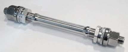 BICYCLE PARTS - AXLE - HOLLOW AXLE FOR FRONT NOVATEC TRACK HUB, 9MM