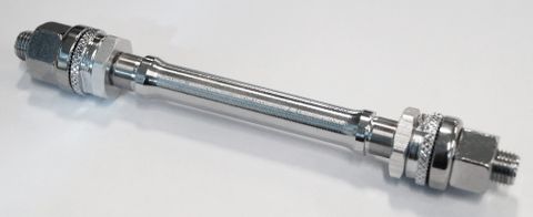 BICYCLE PARTS - AXLE - HOLLOW AXLE FOR FRONT NOVATEC TRACK HUB, 9MM